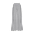 thumbnail image 5 of LSLJS Women's Spring and Solid Color Casual Stretch Waist Pocket Wide Leg Pants, 5 of 5