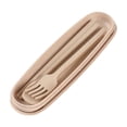 thumbnail image 3 of Reusable Utensils Set with Case Portable Utensils Travel Utensils with Case Spoon Chopsticks and Fork Three-Piece Tableware Set, 3 of 5