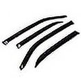 thumbnail image 3 of Tuningpros WV-665 Outside Mount Window Visor Deflector Rain Guard Dark Smoke 4-pc Set, Compatible with 2006-2013 Audi A3, 3 of 4