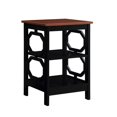 thumbnail image 4 of Convenience Concepts Omega Table d'Appoint, Fini Bois Cerisier et Noir, 4 of 5