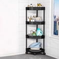 thumbnail image 1 of EGNMCR Closet Organizers and Storage, Organization and Storage, Storage Bins Four Layer Movable Corner Rack For Bathroom Snack Storage Rack For Kitchen And Living Room Plastics Storage Rack, 1 of 6