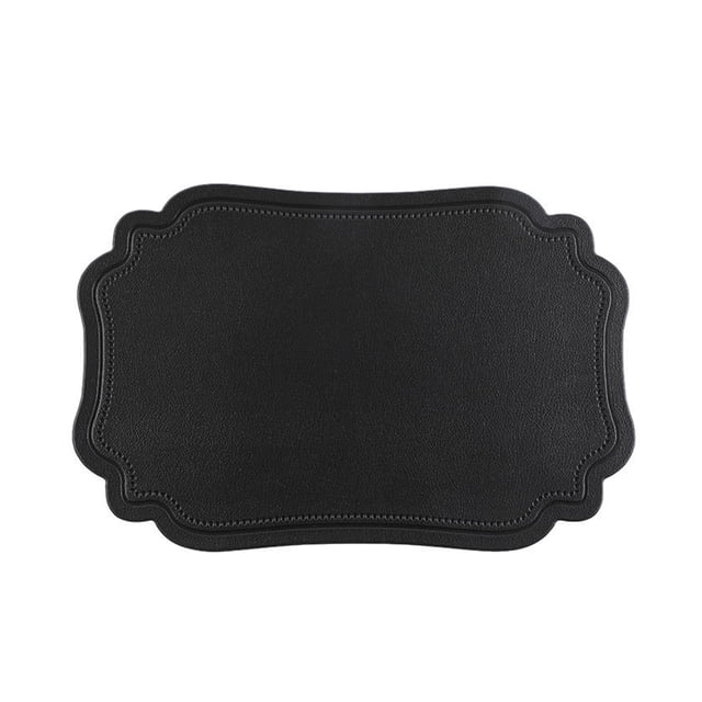 PVC Placemat 30 cm x 45 cm Heat-Resistant Oil-Proof Vintage Scandinavian-Style Table Mat for Dining Room