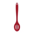 thumbnail image 1 of Silicone Kitchen Ladle Spoon with Strainer - Long Handle Soup Skimmer with Hook - Heat Resistant Nonstick Cooking Utensil for Ramen Noodles Rice Pasta - Dishwasher Safe Slotted Serving Spoon, 1 of 5