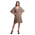 thumbnail image 4 of Moomaya Robe Courte de Caftan de Plage, Robe de Couverture Imprimée, Kaftan pour Femmes, Tenue de Plage, Couverture, 4 of 4