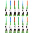 thumbnail image 1 of Shisuyan 18pcs Party Trumpets Green Plastic Cheering Horn for Carnival Events Gatherings, 1 of 9