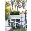 thumbnail image 3 of Veradek Brixton Railing Window Box 36" Planter 2 Pack White, 3 of 10