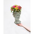 thumbnail image 4 of Woman Head Planter, 4 of 5