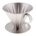 thumbnail image 1 of Rongfmy Metal Pour Over Cone Dripper Reusable Coffee Cone with Cup Stand L L, 1 of 9
