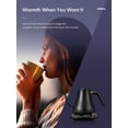 thumbnail image 4 of Electric Gooseneck Kettle Temperature Control, Pour Over Electric Kettle for Coffee and Tea, 100% Stainless Steel Inner, 1200W Rapid Heating, 0.8L, B, 4 of 9