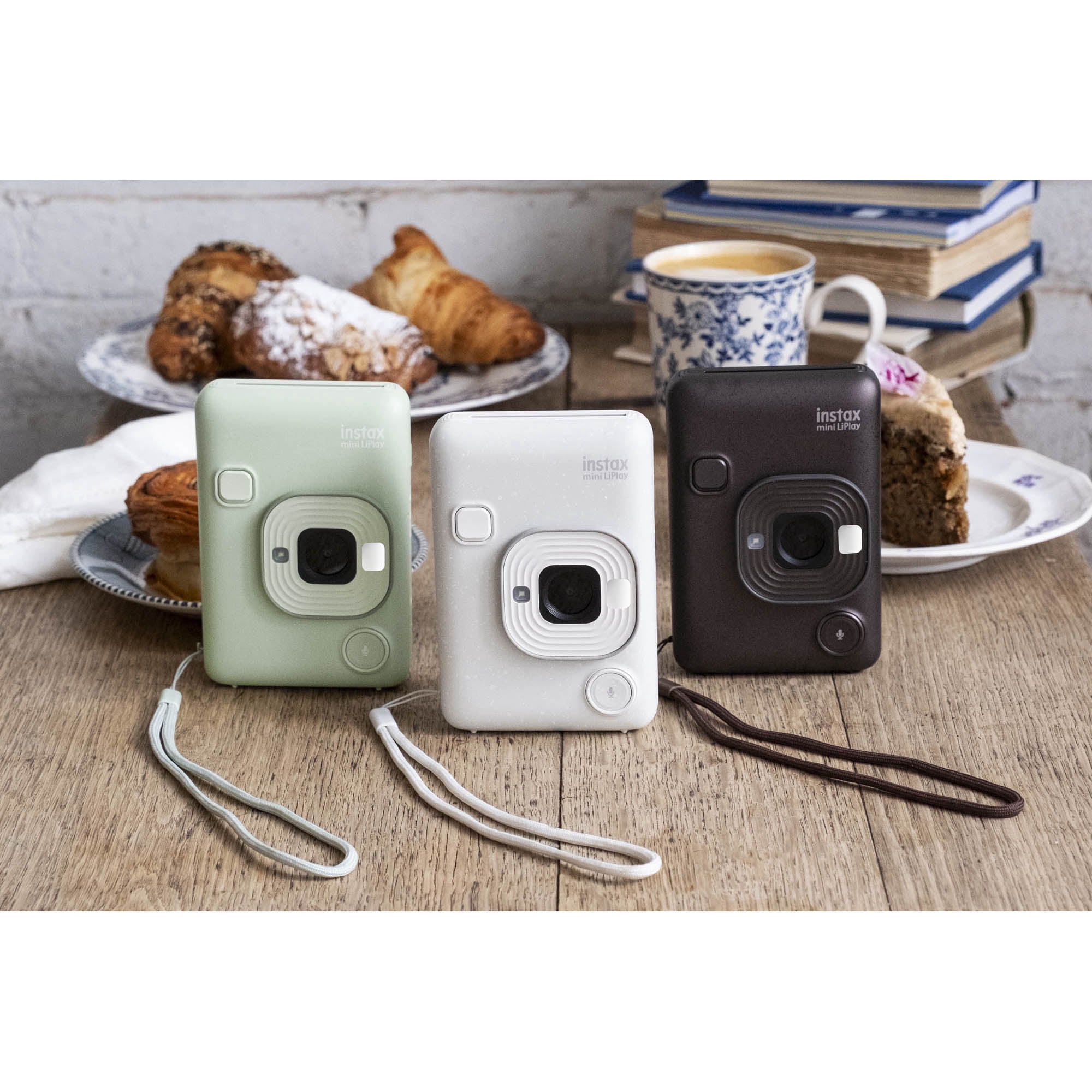 Appareil instantané hybride et imprimante pour téléphone intelligent FUJIFILM INSTAX MINI LiPlay - Blanc brumeux