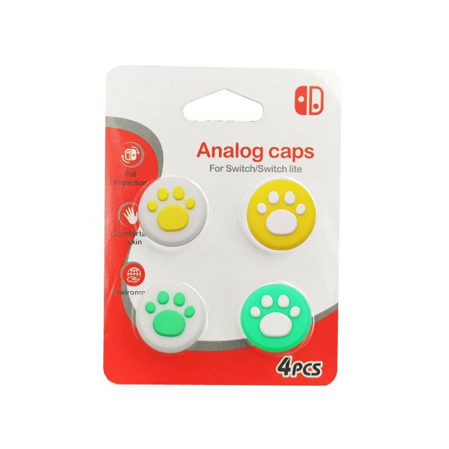 Cute Cat Claw Design Thumb Grip Caps Compatible with Switch & Switch Lite & Switch OLED, Joystick Cap Soft Silicone Cover