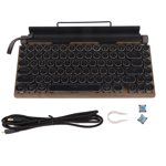 Clavier mécanique, clavier d'ordinateur Easy Operation Support Wireless 2000mA Batterie pour la maison pour l'école pour le bureau
