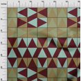 thumbnail image 3 of oneOone Cotton Cambric Brown Fabric Geometric Sewing Craft Projects Fabric Prints By Yard 56 Inch Wide, 3 of 4