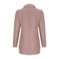 thumbnail image 4 of Timegard Cardigans pour Femmes Col à Revers Manches Longues Ouvert Boutons Manteau Doux Automne Décontracté Ajusté Haut, 4 of 6