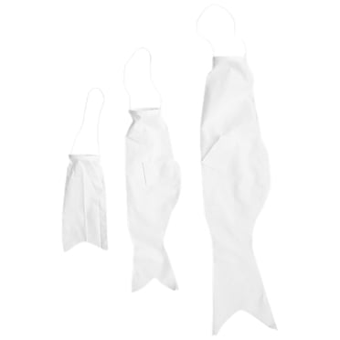 MIANGASTORE 3 pcs Japanese DIY Fish Windsock Blank Carp Flag Blank DIY Koinobori for Decor