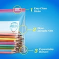 thumbnail image 5 of Ziploc® Slider Storage Bags with Power Seal Technology, Large, 15 Bags, 5 of 5