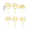 thumbnail image 4 of Baohd Happy Birthday Cake Decoration Plaque, 4 of 9