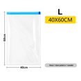 thumbnail image 1 of BUYISI Travel Roll Up Compression Bag Reusable Vacuum Bag Save 80% Storage Space 3*L (40*60cm), 1 of 7