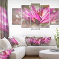 thumbnail image 3 of Design Art Lotus Rose Sur Fondart Sur Toile, 3 of 3