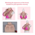 thumbnail image 3 of Prosthesis Fake Boobs, D Cup Silicone Breastplate   For Crossdressers For Post Op, 3 of 8