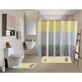 thumbnail image 1 of 15-Piece Bathroom Set  2-Rugs/Mats Non Slip  1 Fabric Shower Curtain  With 12-Fabric Covered Rings  Different Styles and Colors For Home Bath Dcor Peony Purple, 1 of 7