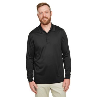 Harriton Avantage pour Hommes de Protection contre les Accrocs Plus IL Polo à Manches Longues M348L