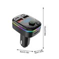 thumbnail image 1 of 5.0 Car Bluetooths FM Transmitter Wireless LED Display Auto MP3 Player Dual USB Ports Phone Charger For Car Radio Music Adapter, 1 of 1
