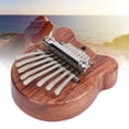 thumbnail image 1 of 8 Tone Kalimba, 2.8 X 2.4 X 0.8in Mini Cute Portable Mahogany Kalimba With Lanyard For Outdoor Leisure Instruments For Reducing Your Work Or Study Pressure, 1 of 8