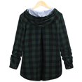 thumbnail image 2 of Cardigan à Capuche à Manches Longues Décontracté pour Femmes Automne Printemps avec Poche, 2 of 2