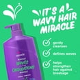thumbnail image 2 of Aussie Miracle Waves Anti-Frizz Hemp Paraben-Free Shampoo, 2 of 10