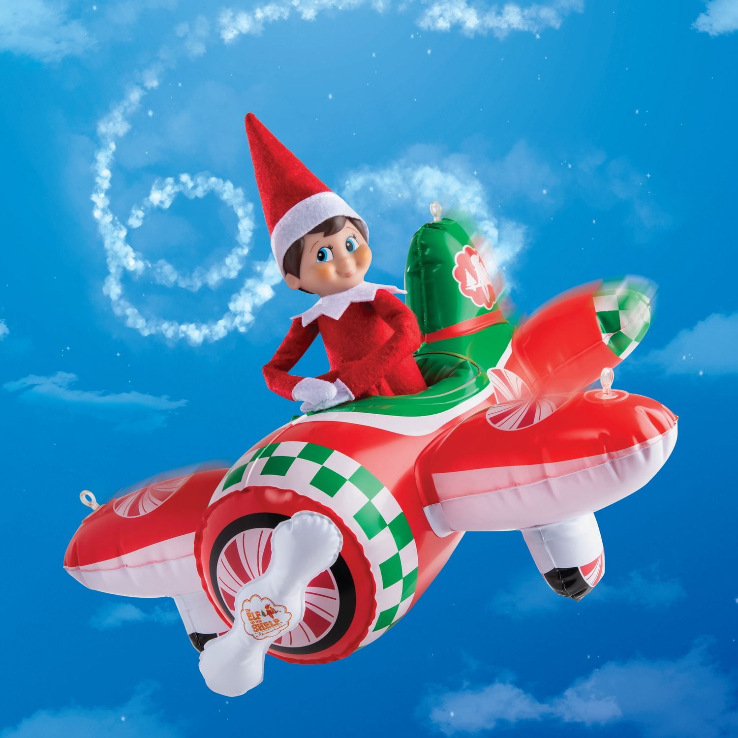 Elf on the Shelf -  Tour en avion à la menthe poivrée