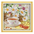 thumbnail image 2 of Point de Croix Estampé s pour Adultes Enfants 14CT 28x28cm, 2 of 8