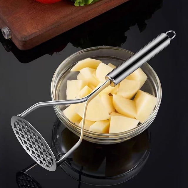 Fridja Presse-Purée en Acier Inoxydable pour Pommes de Terre Manuel Outil pour Aliments pour Bébé