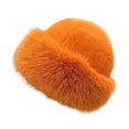 thumbnail image 2 of Esquirla Cossack Hat Russian Hat Beanie Winter Faux Hat for Snow Snowboard Riding Orange, 2 of 8
