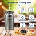 thumbnail image 4 of Réservoir de Fermentation 35 L Réservoir de Stockage pour Fermentation Alimentaire en Acier Inoxydable 304 avec Robinet, 4 of 18