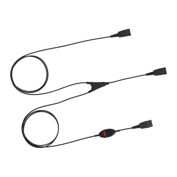 Jabra Supervisor Y-Cord - Séparateur de Casque - Déconnexion Rapide à Déconnexion Rapide
