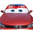 thumbnail image 3 of Cartoon Eyes Front Auto Vehicle Accordion Sunshade, Car Windshield Sun Visor, 3 of 8