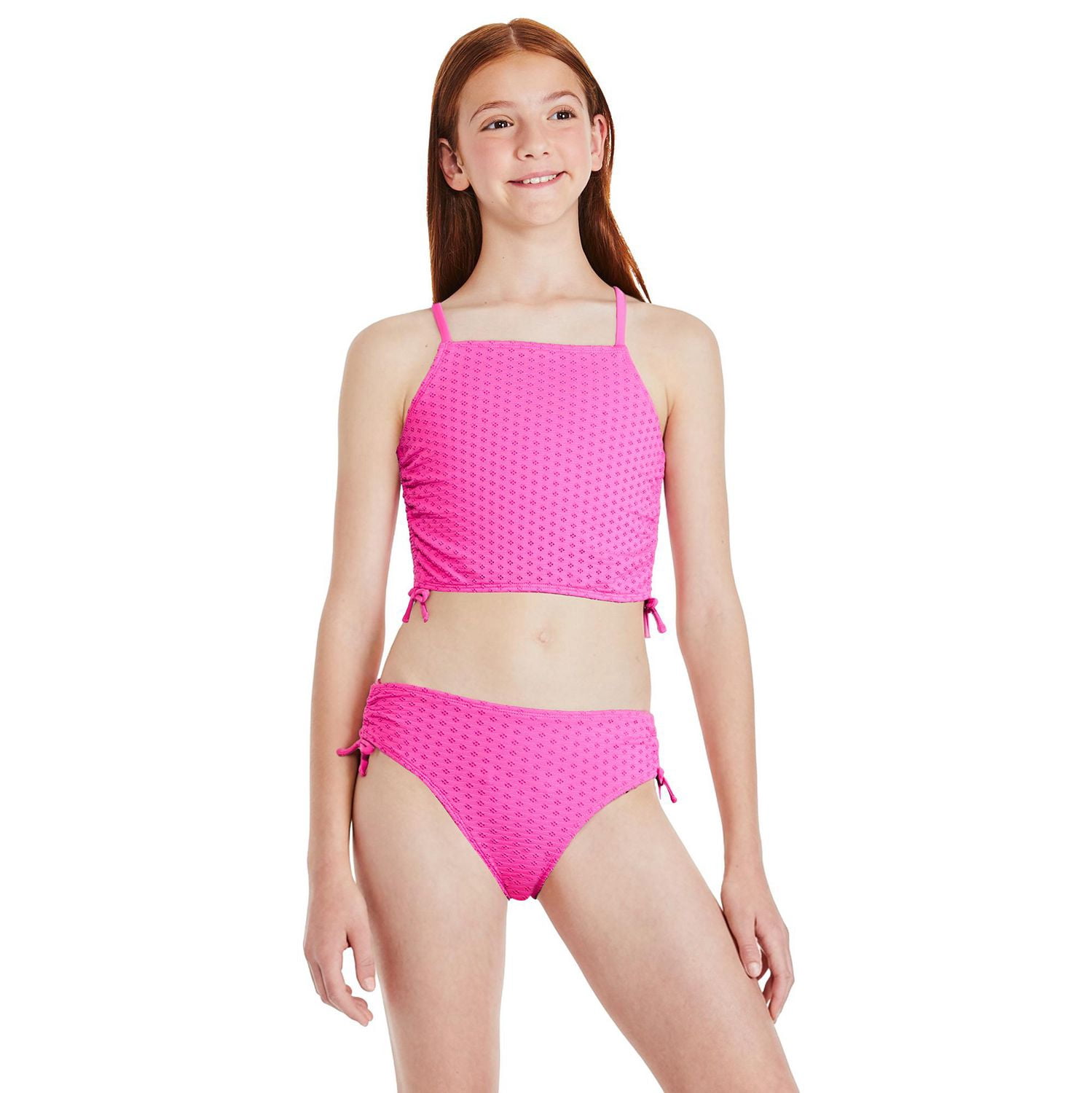 George Girls' Two Piece Eyelet Bikini Set