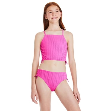 George Girls' Two Piece Eyelet Bikini Set