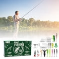 thumbnail image 1 of TIELUTT Fishing Kit Includes For Saltwater Freshwater Trout Fishing Fishing Set B Catfish Rigs for Ice Stuff for Men Small Rig Stuff for Kids Ice Tackle, 1 of 4