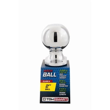 Classe II - boule d'attelage de 5,08 cm (2 po) x 2,54 cm (3/4 po) de diamètre de tige x 3,81 cm (1 1/2 po) de longueur de tige 1,5 tonnes (3500 lb)