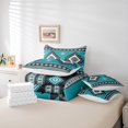 thumbnail image 4 of Erosebridal Boho Aztec Bed in a Bag Full size, Retro Geometry Bed Set, Tribal Hippie Style Decor, 7pcs, 4 of 5