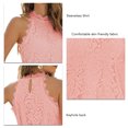 thumbnail image 3 of Tank , Fashionable Sleeveless Shirt Keyhole Back Stylish  For Summer Pink XL, 3 of 6