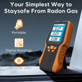thumbnail image 2 of Détecteur de Radon Portatif Précision en Temps Réel Longue Durée Moyenne Écran LCD Kit de Test de Radon pour Maison École Test de Radon, 2 of 6