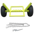 thumbnail image 1 of Timber Tuff TMW-83 Chariot à Bûches Robuste avec Chaîne, Capacité de 1 100 Lb, Vert, 1 of 6