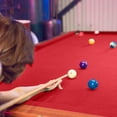 thumbnail image 3 of jinwen Nappe de Billard, Table, Nappe de Jeu de Sports Intérieurs de Snooker avec Coussin 8 Pieds Rouge, 3 of 9