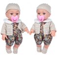thumbnail image 4 of 12 Inches Reborn Doll Vinyl Silicone Newborn Rebirth Doll Handmade Lifelike Toy Simulation Toy Model Gift, 4 of 5