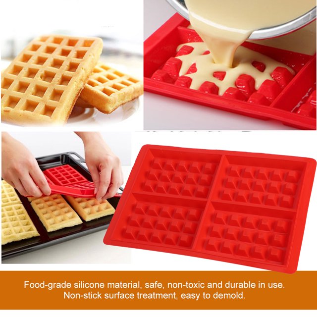 Baking , Dishwasher Safe Waffles For Home Kitchen Cake Shop, Dessert Shop