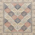 thumbnail image 1 of Ahgly Company Indoor Square Abstract Rose Purple Abstract Area Rugs, 4' Square, 1 of 6