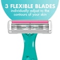 thumbnail image 4 of BIC Soleil Simply Sensitive Women's Disposable 3 Blade Razors, Soothing Moisture Strip, 5-Count Pack, 4 of 7